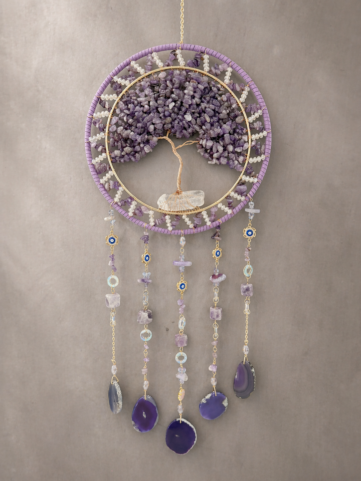 Amethyst Serenity Tree of Life Suncatcher (Extra Large)