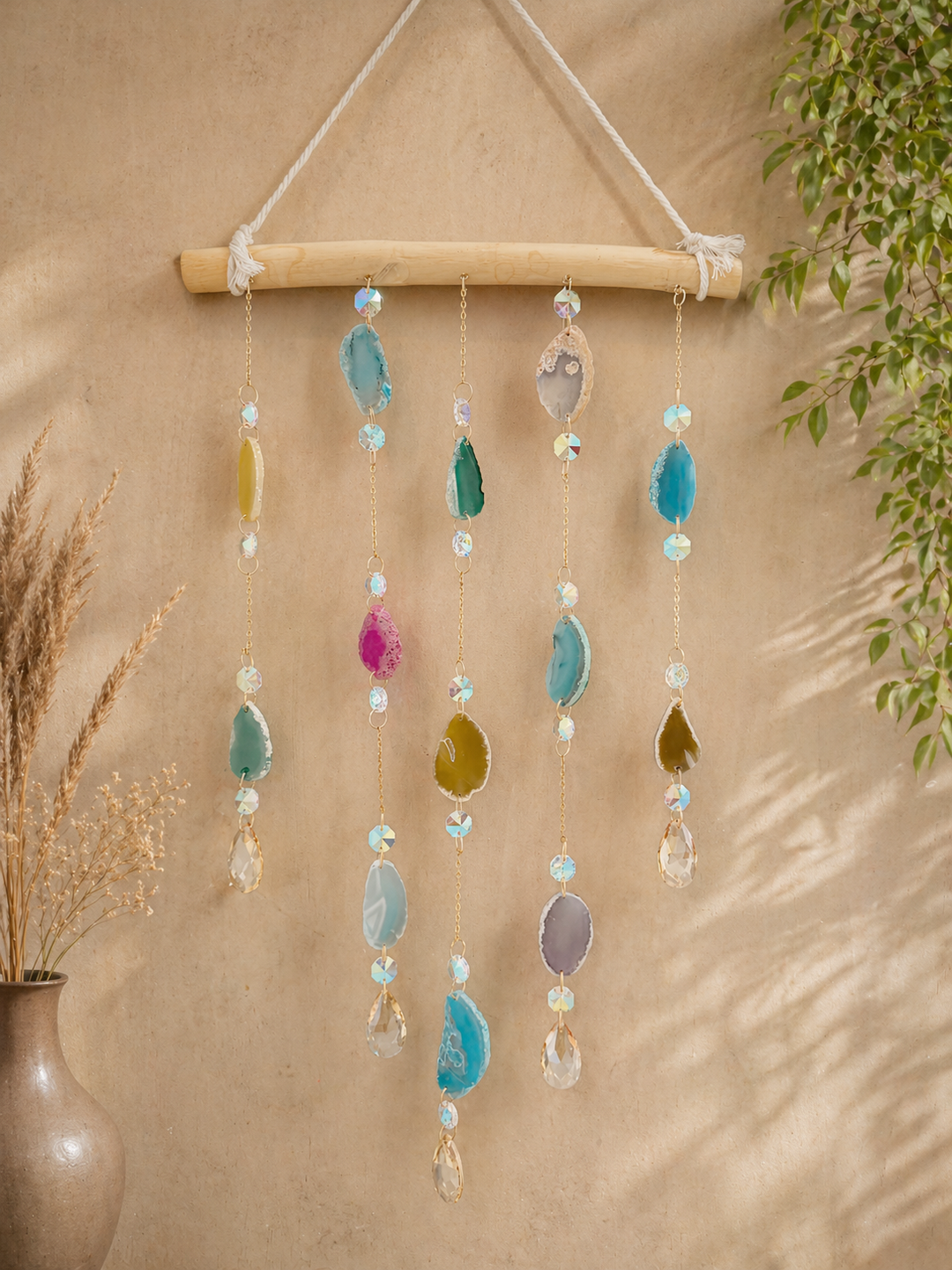 Agate Harmony Sun Catcher & Wall Decor