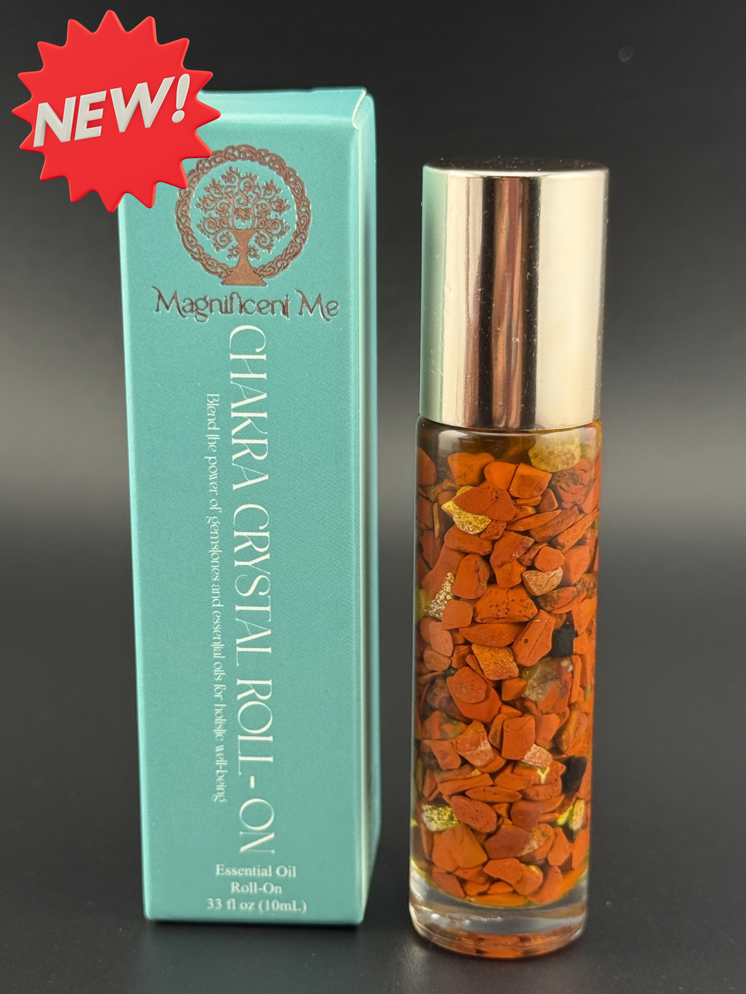 2026 Year of the Fire Horse Energy Roll-On – Red Jasper, Frankincense & Sweet Orange