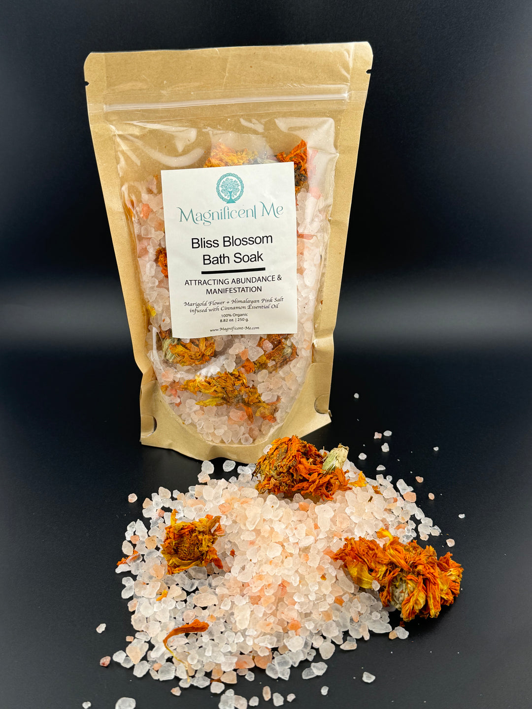 soak marigold seeds Bliss Blossom Bath Soak
