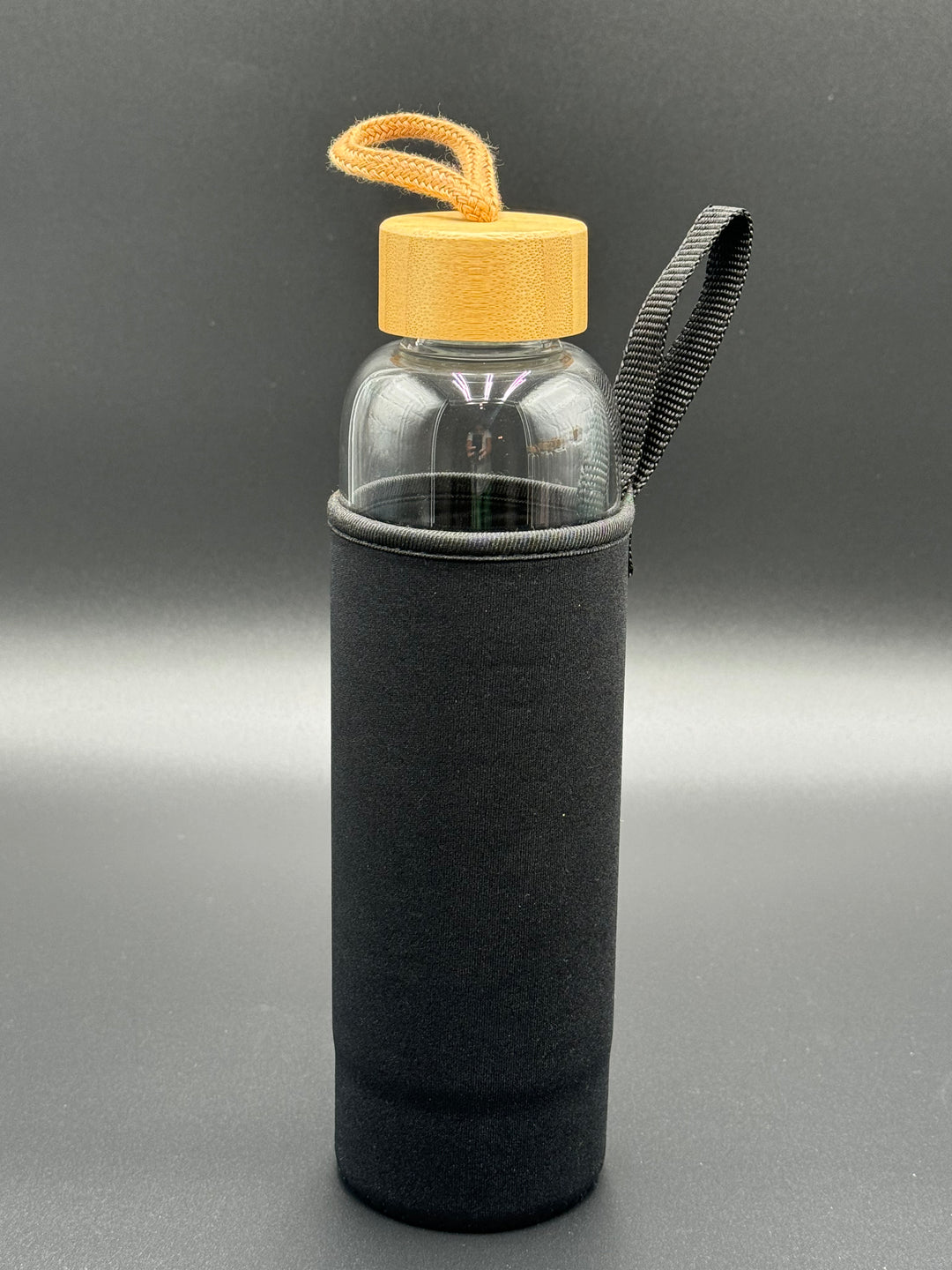 Angel - Crystal Infusion Glass & Bamboo Water Bottle