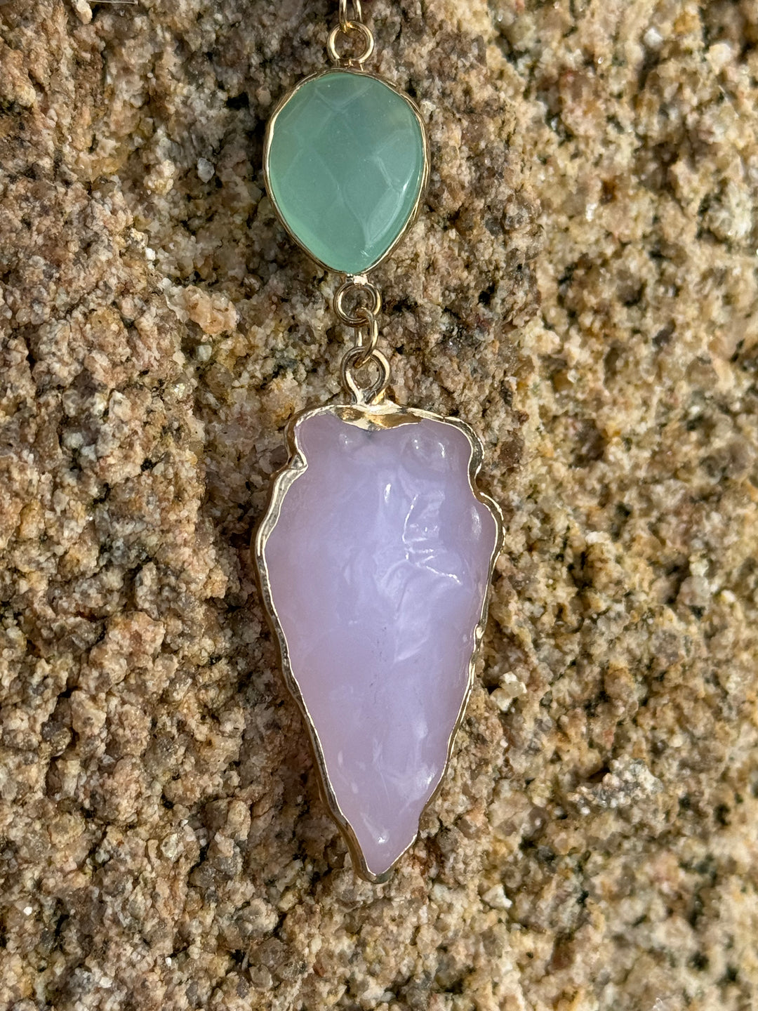 RoseAura Serenity: Rose Quartz 108 Bead Arrowhead Mala Neckalce