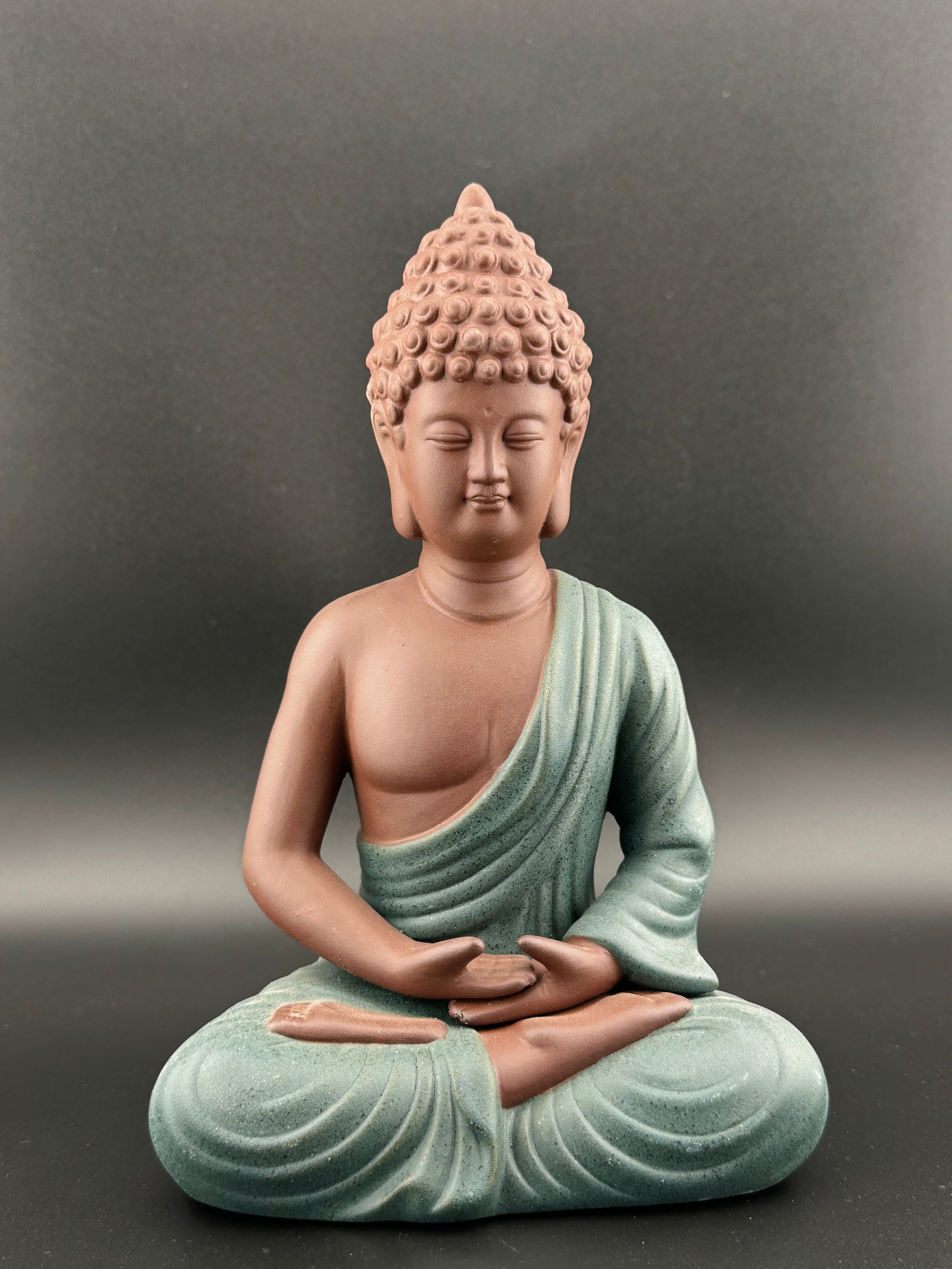 Buddha Backflow Incense Burner With LED Light (Blue) – Magnificent Me