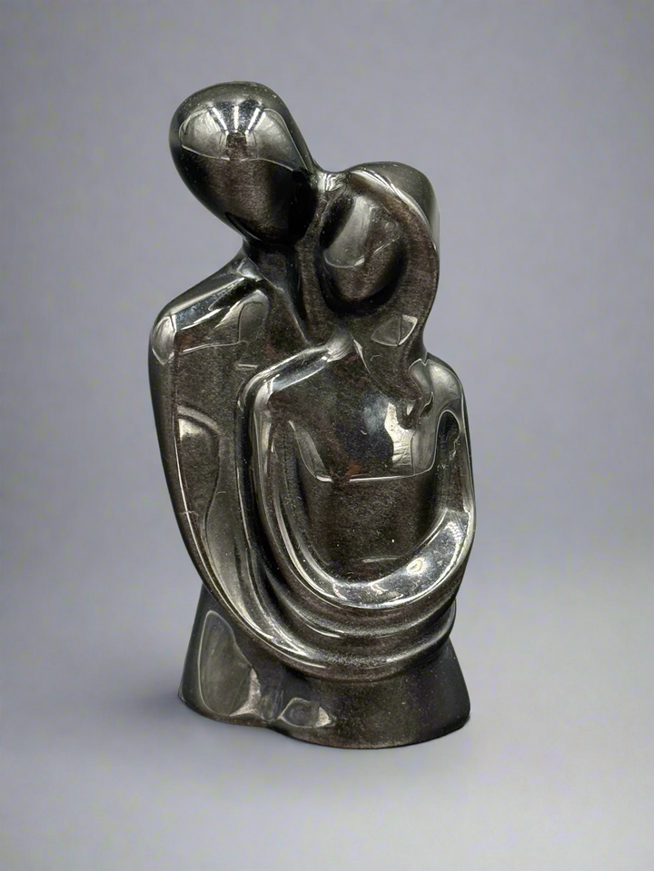 Eternal Embrace – Sacred Lovers Crystal Carving