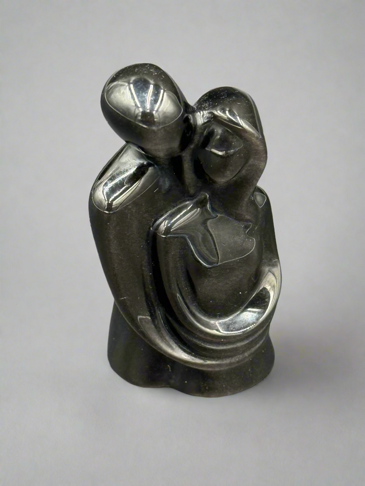 Eternal Embrace – Sacred Lovers Crystal Carving