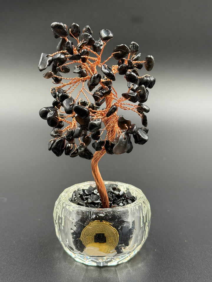 Abundance & Harmony Crystal Tree in Glass Bowl