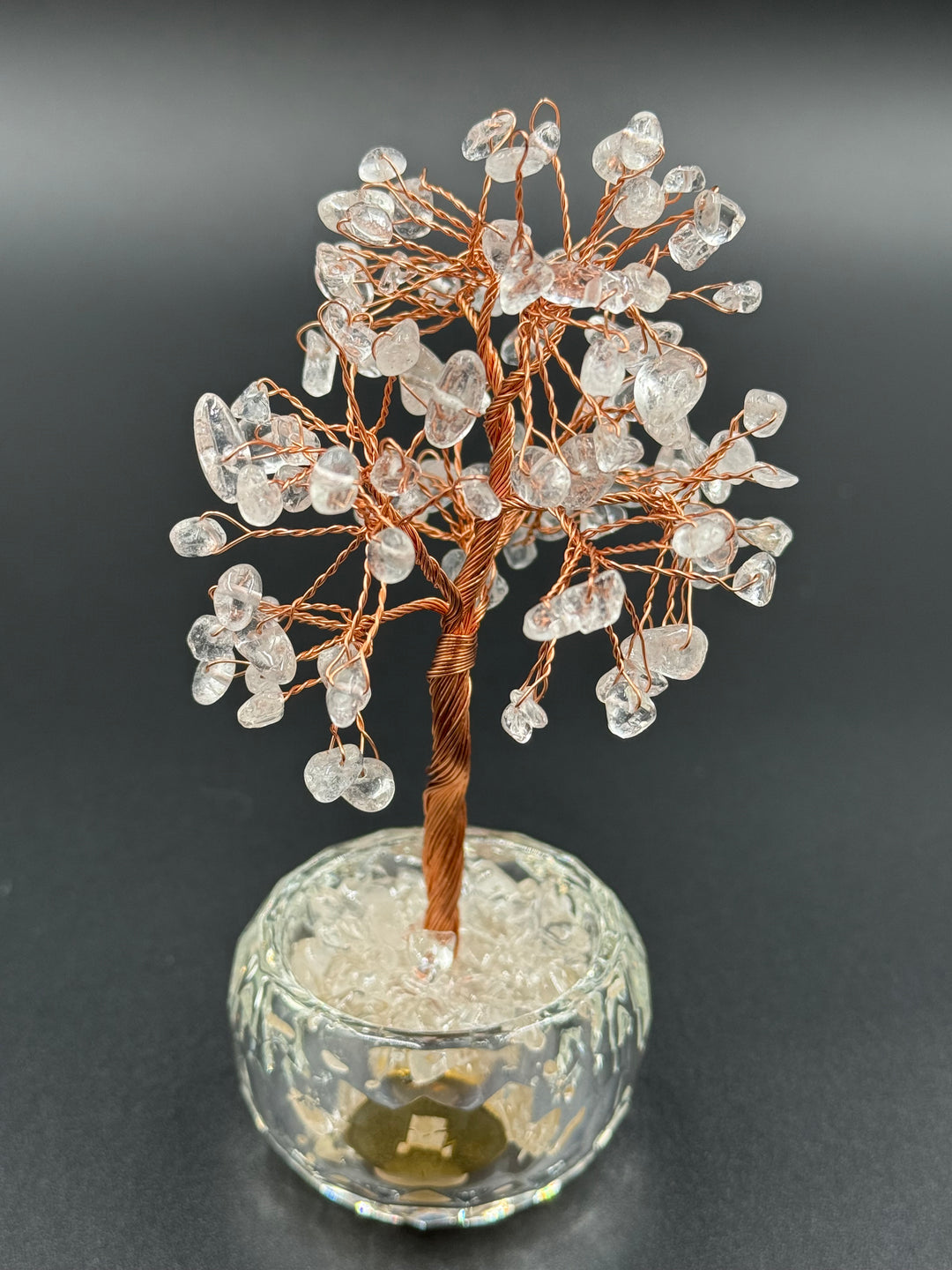 Abundance & Harmony Crystal Tree in Glass Bowl