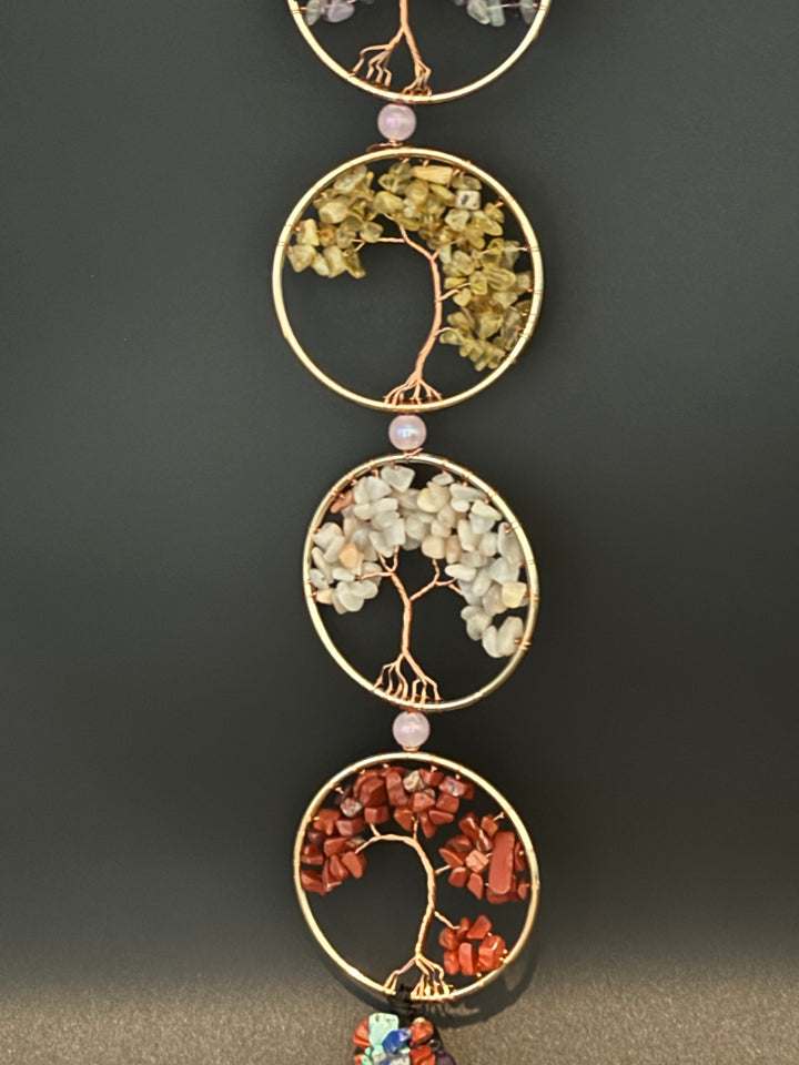 7 Chakras Tree of Life Dream Catcher Wall Decor