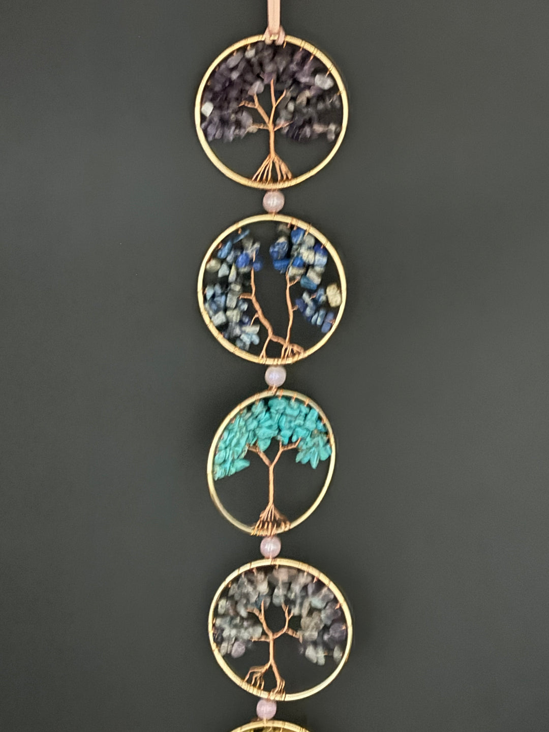 7 Chakras Tree of Life Dream Catcher Wall Decor