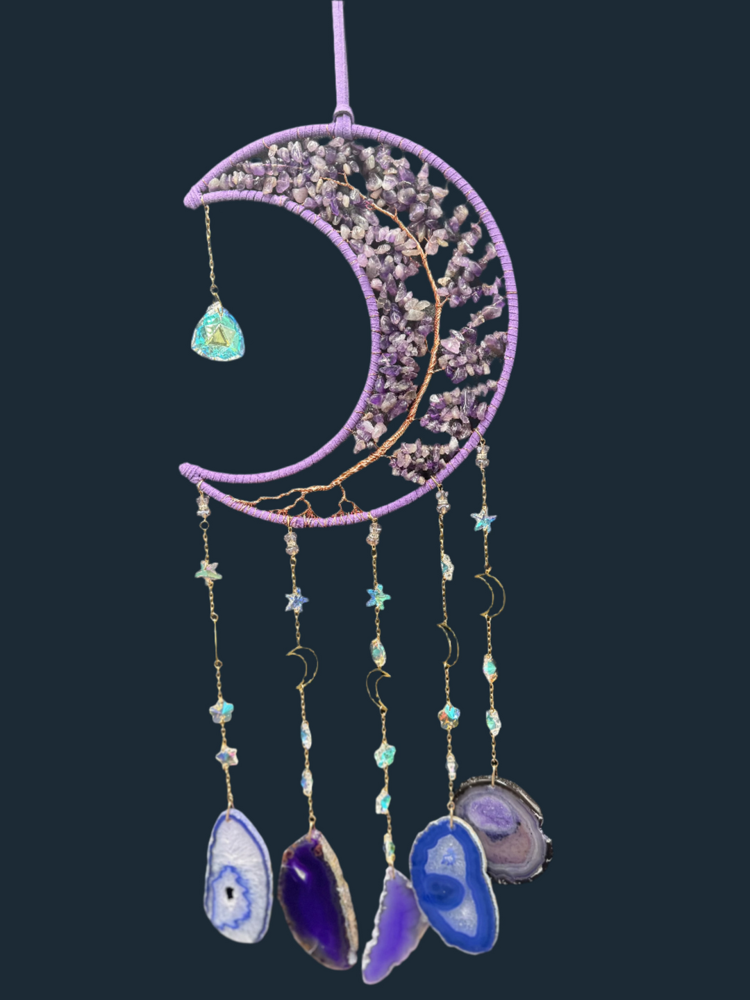 Amethyst Moon Dream Catcher & Sun catcher