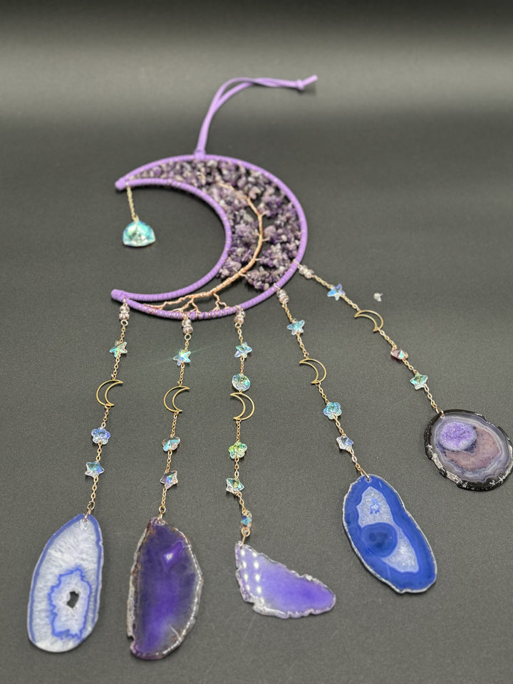 Amethyst Moon Dream Catcher & Sun catcher