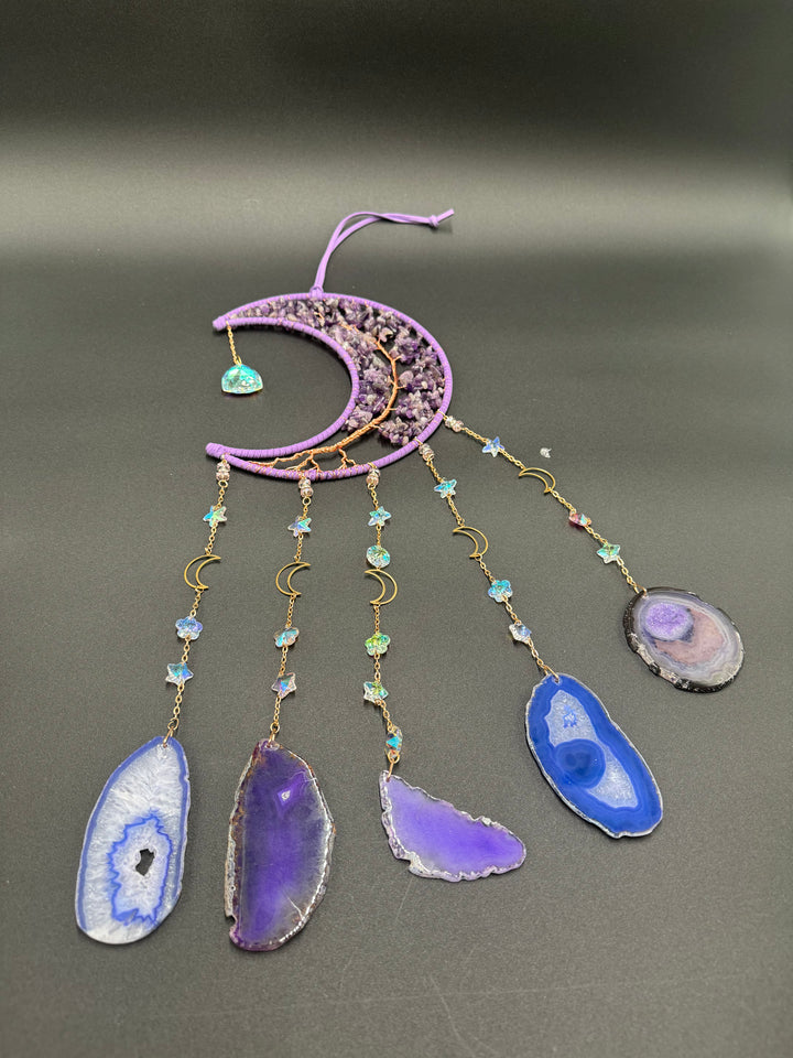 Amethyst Moon Dream Catcher & Sun catcher