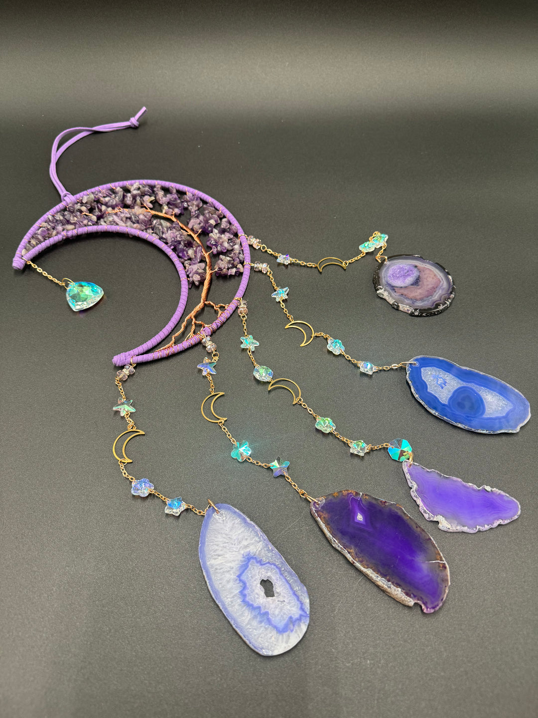 Amethyst Moon Dream Catcher & Sun catcher