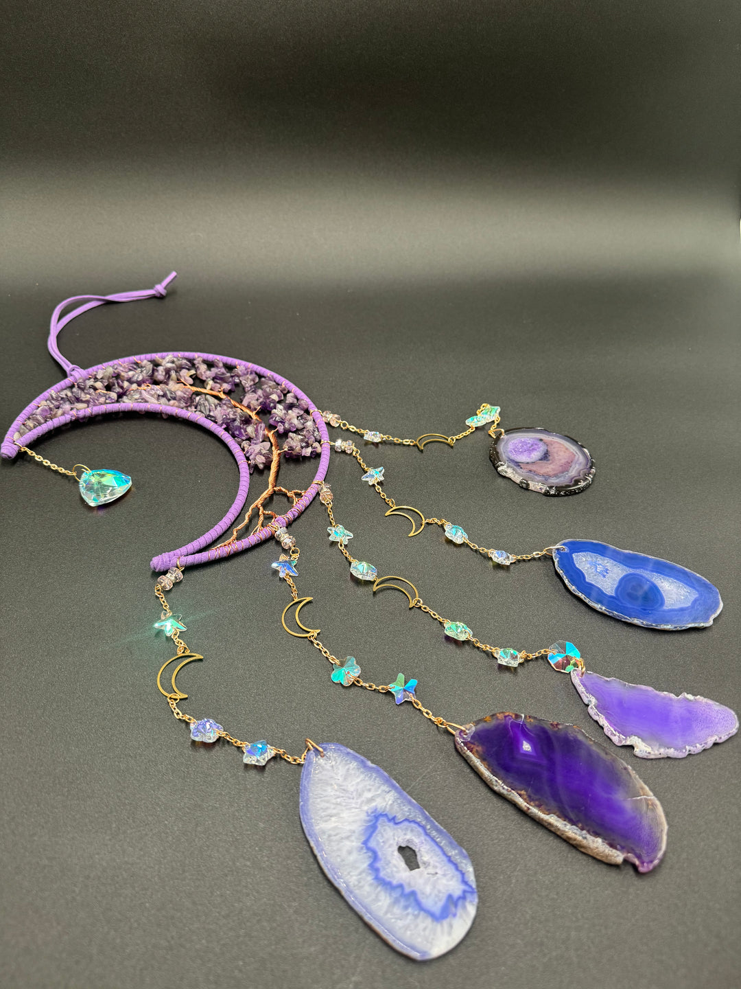 Amethyst Moon Dream Catcher & Sun catcher