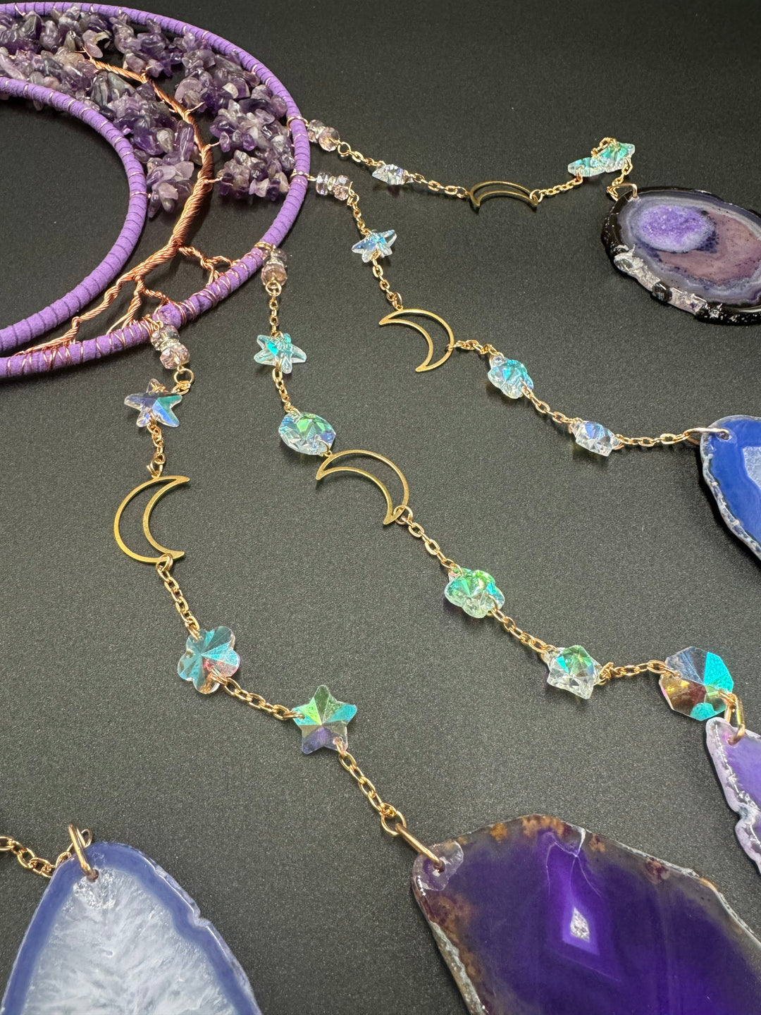 Amethyst Moon Dream Catcher & Sun catcher