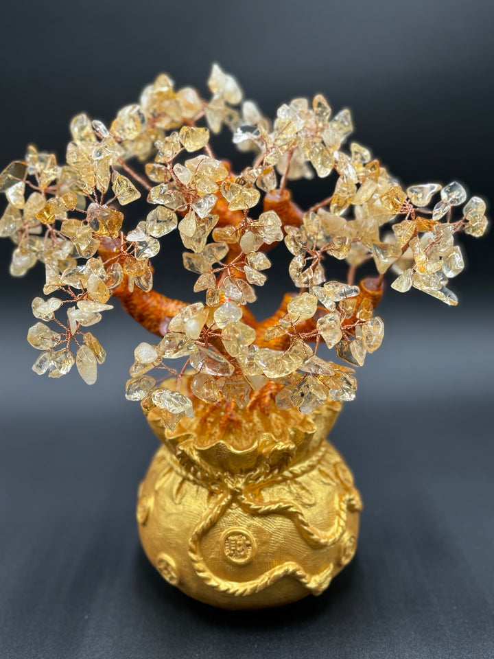 Stunning Golden Prosperity Citrine Tree