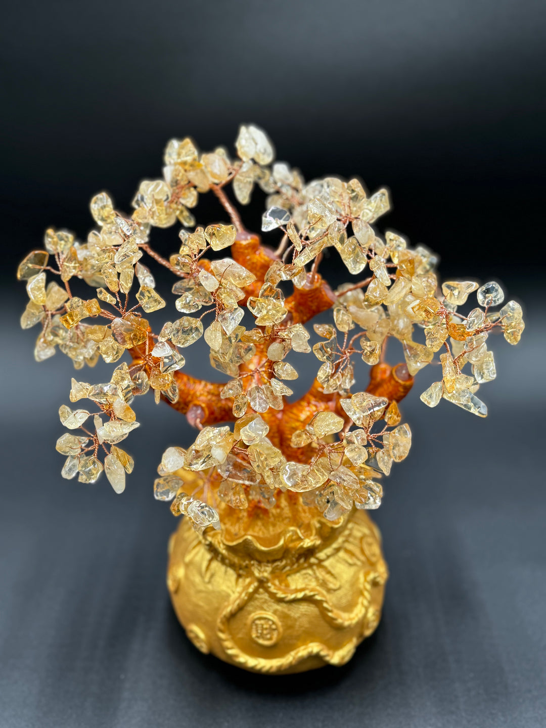 Stunning Golden Prosperity Citrine Tree