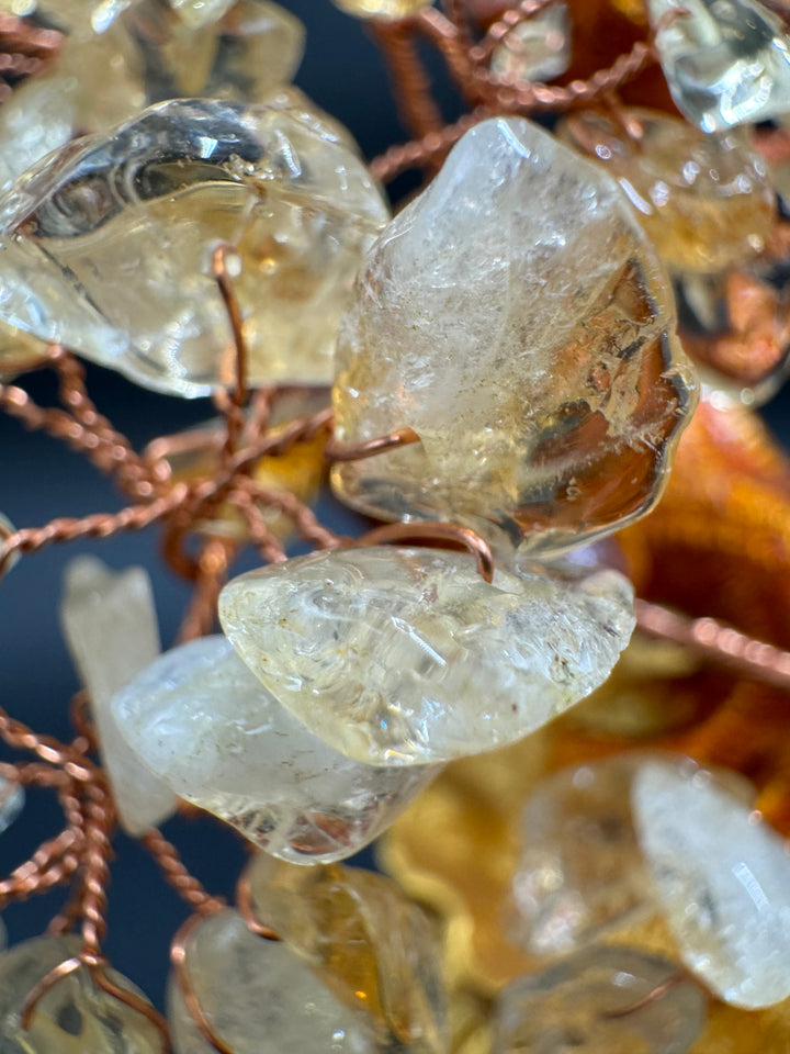 Stunning Golden Prosperity Citrine Tree