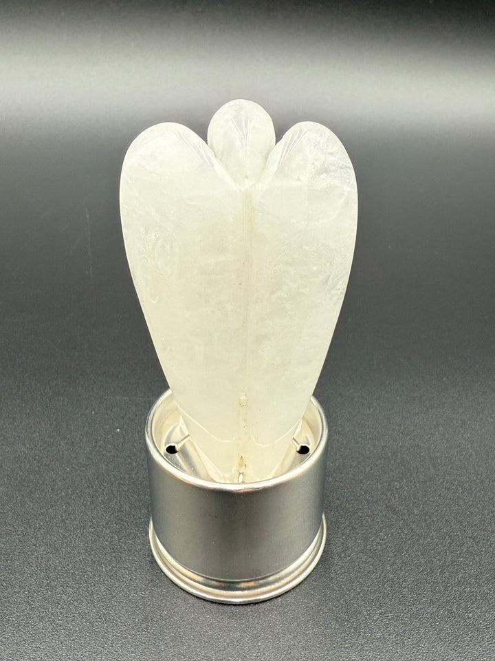 Angel - Crystal Infusion Glass & Bamboo Water Bottle
