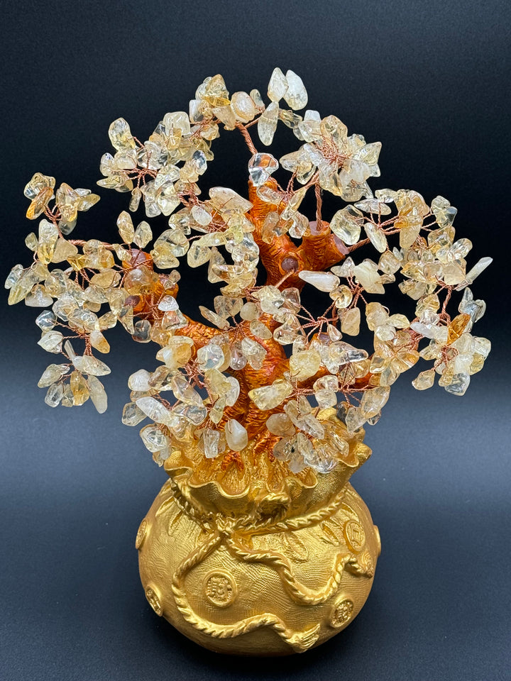 Stunning Golden Prosperity Citrine Tree