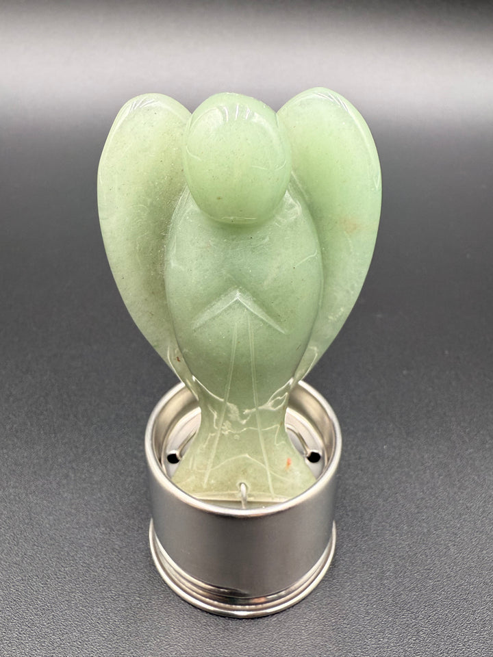 Angel - Crystal Infusion Glass & Bamboo Water Bottle