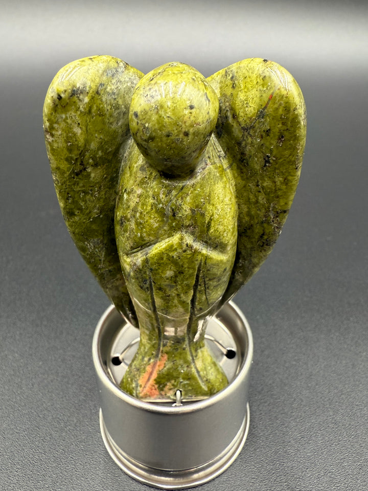 Angel - Crystal Infusion Glass & Bamboo Water Bottle