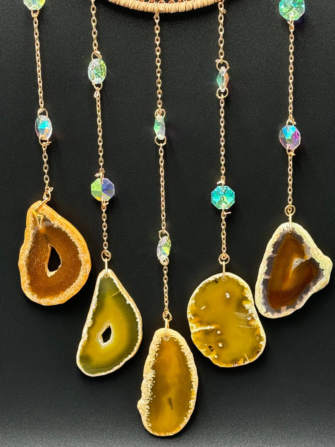 Golden Harmony Tree of Life Dream Catcher