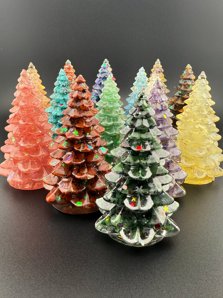 Exquisite Crystal Resin Christmas Tree