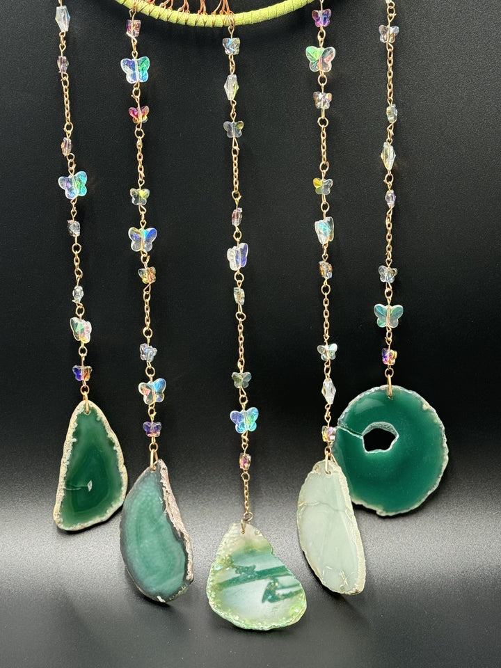 Southern Jade/Serpentine Moon Dream Catcher