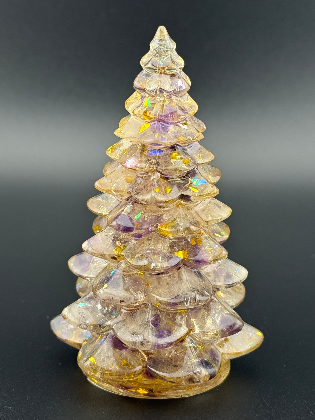 Exquisite Crystal Resin Christmas Tree