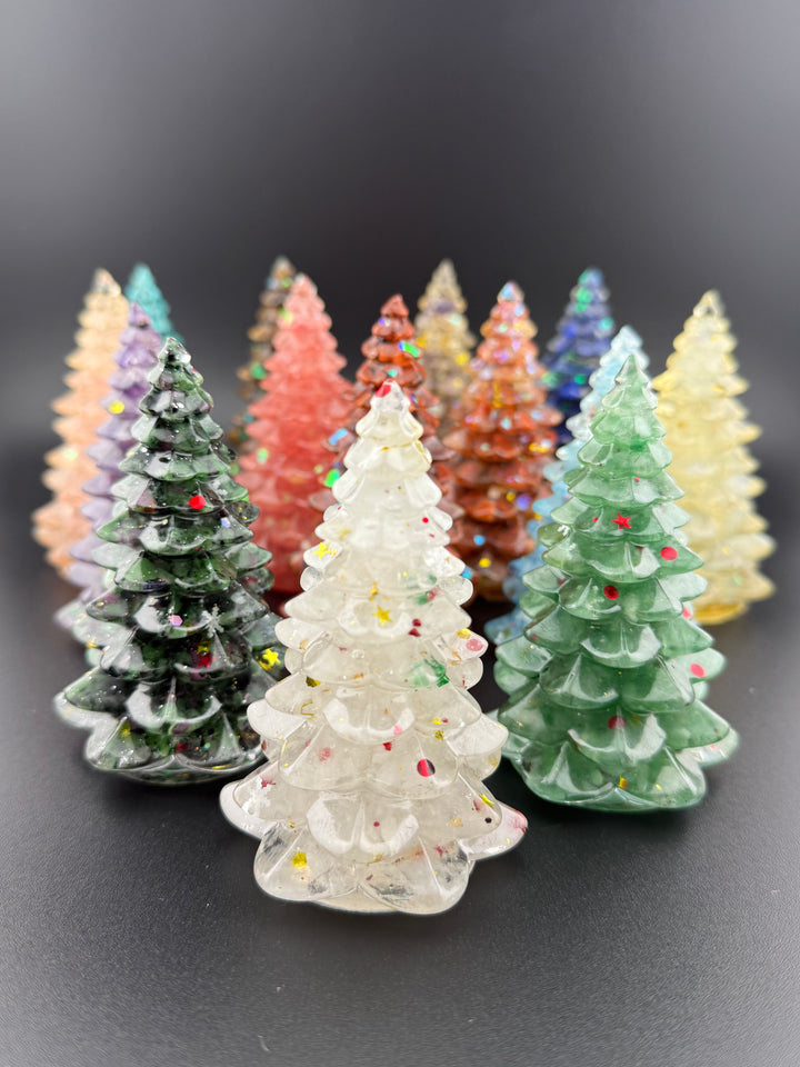 Exquisite Crystal Resin Christmas Tree