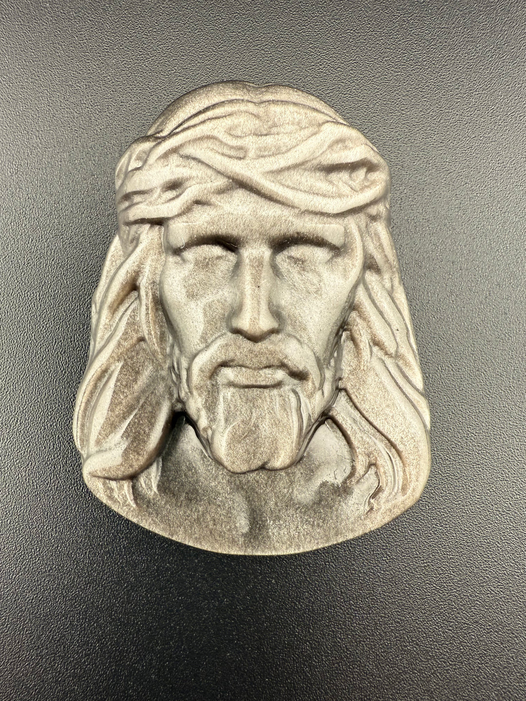 Eternal Grace - Natural Obsidian Jesus Face