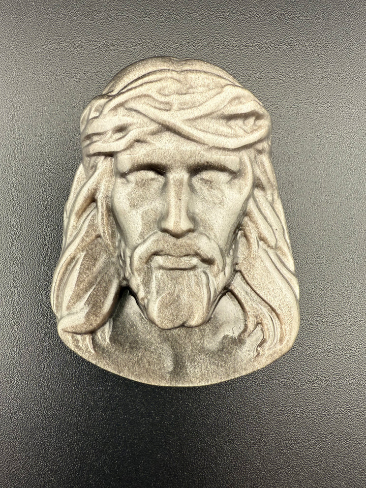 Eternal Grace - Natural Obsidian Jesus Face