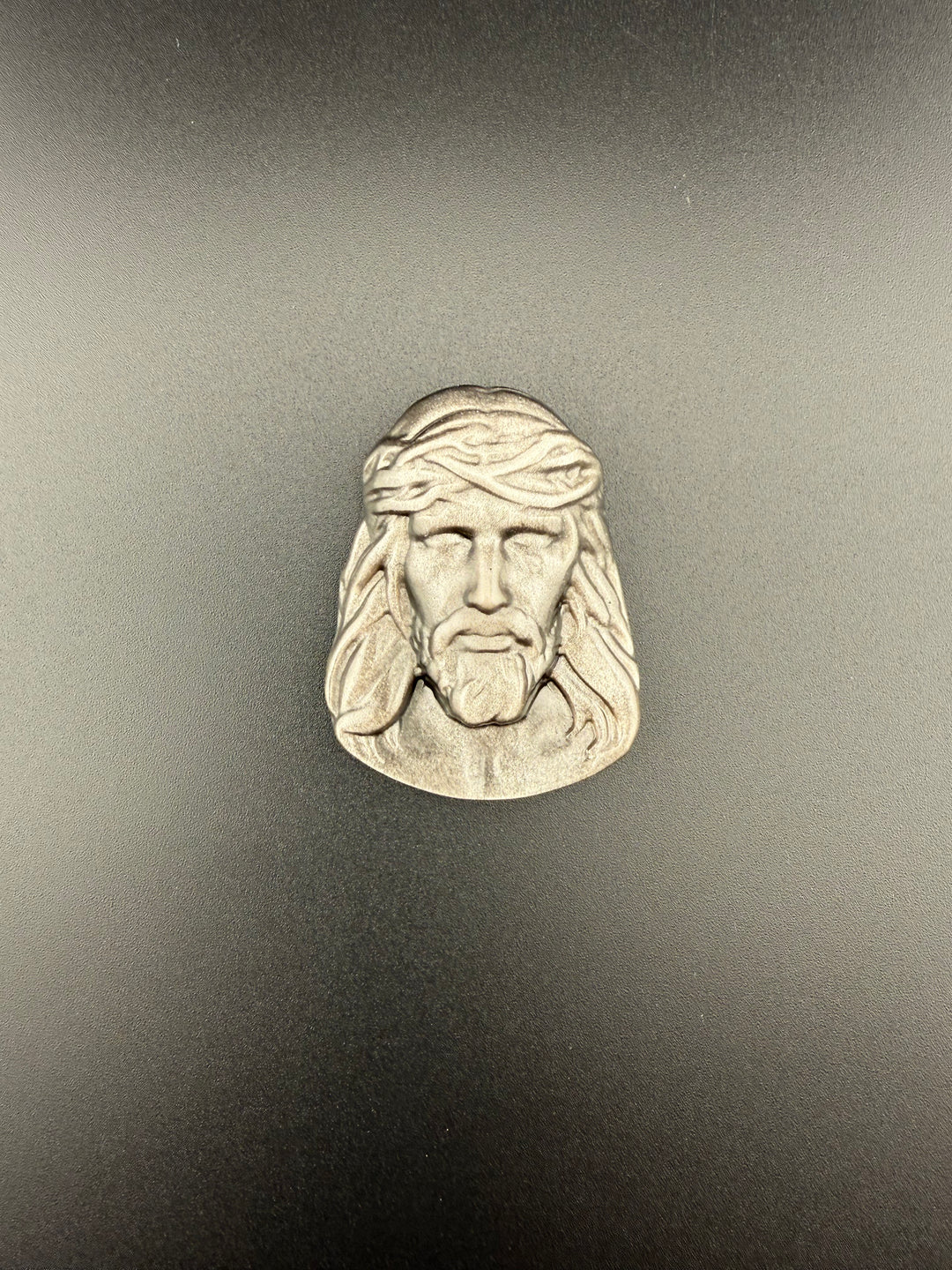 Eternal Grace - Natural Obsidian Jesus Face