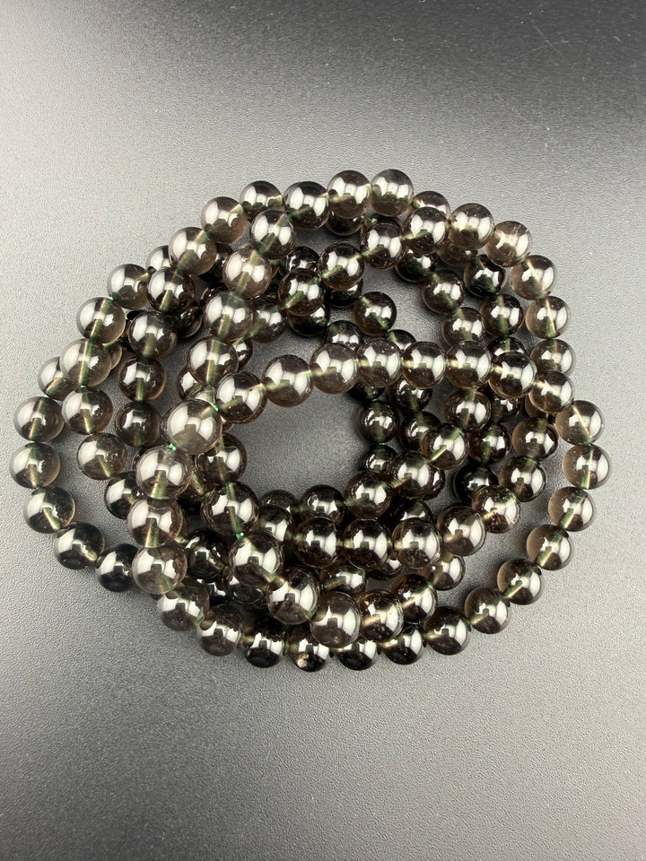 Premium Quality - Natural Moldavite 8MM Bracelet