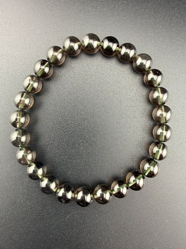 Premium Quality - Natural Moldavite 8MM Bracelet