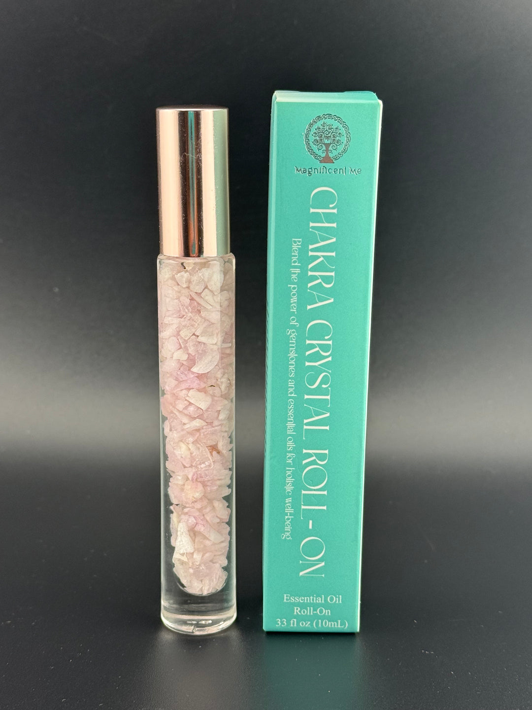 #66 Queen of the Nile — Lepidolite & Rose Quartz Crystal Perfume Roll-On