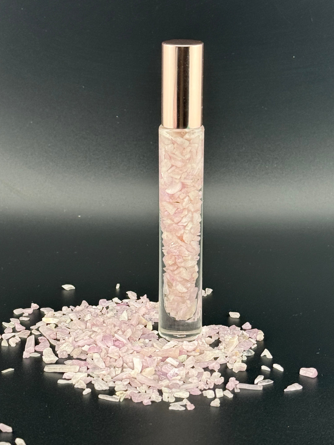 #66 Queen of the Nile — Lepidolite & Rose Quartz Crystal Perfume Roll-On