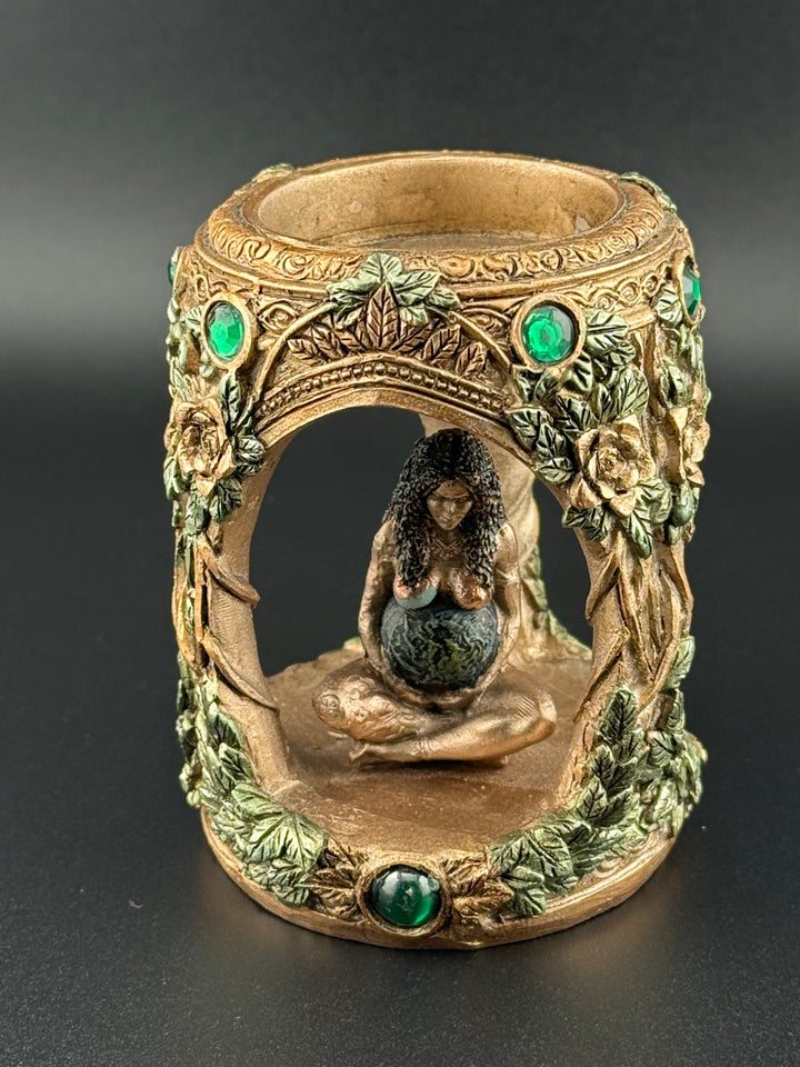 Mother Earth Tea Light Candle Holder (Nemesis Now)