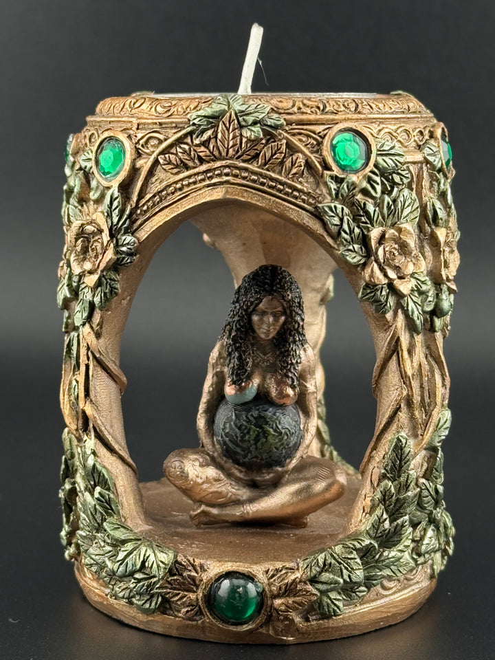 Mother Earth Tea Light Candle Holder (Nemesis Now)