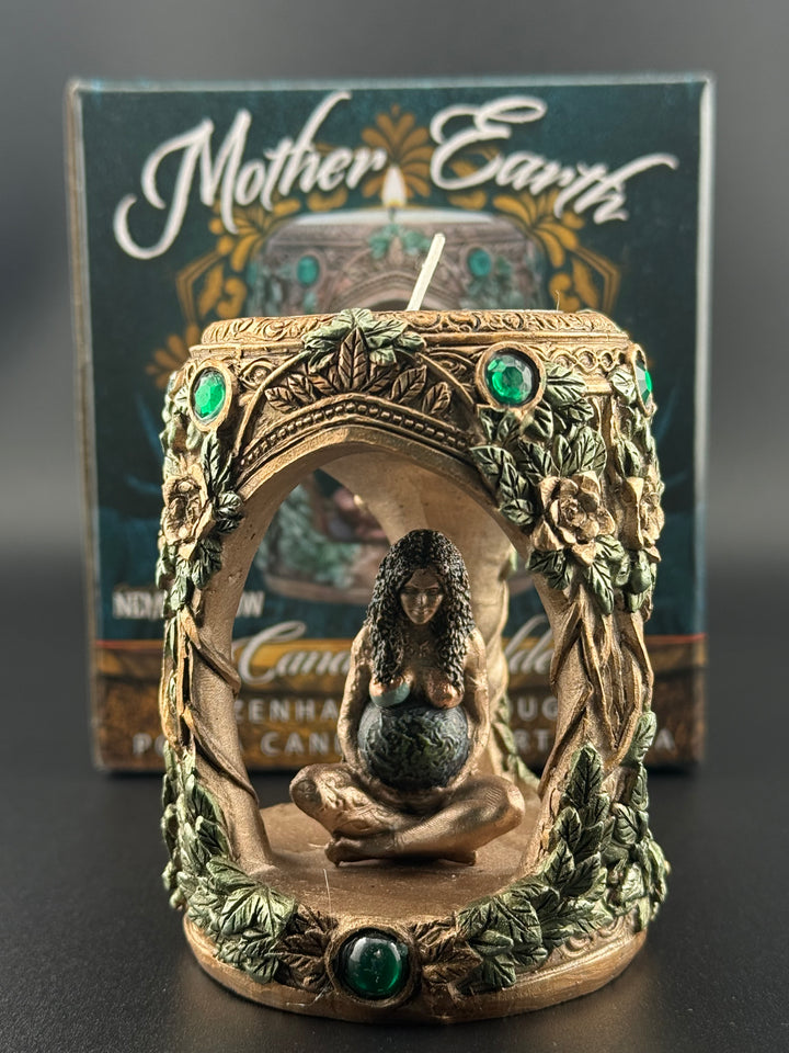 Mother Earth Tea Light Candle Holder (Nemesis Now)