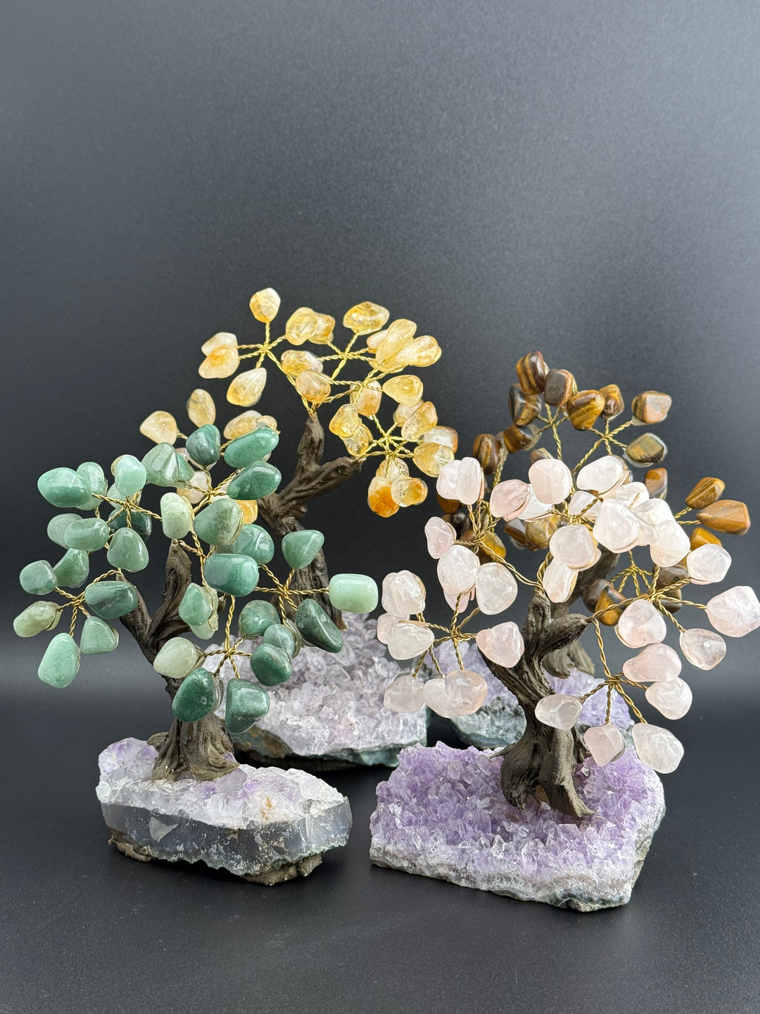 Authentic Brazilian Crystal Tree of Life on Amethyst Base (Small)