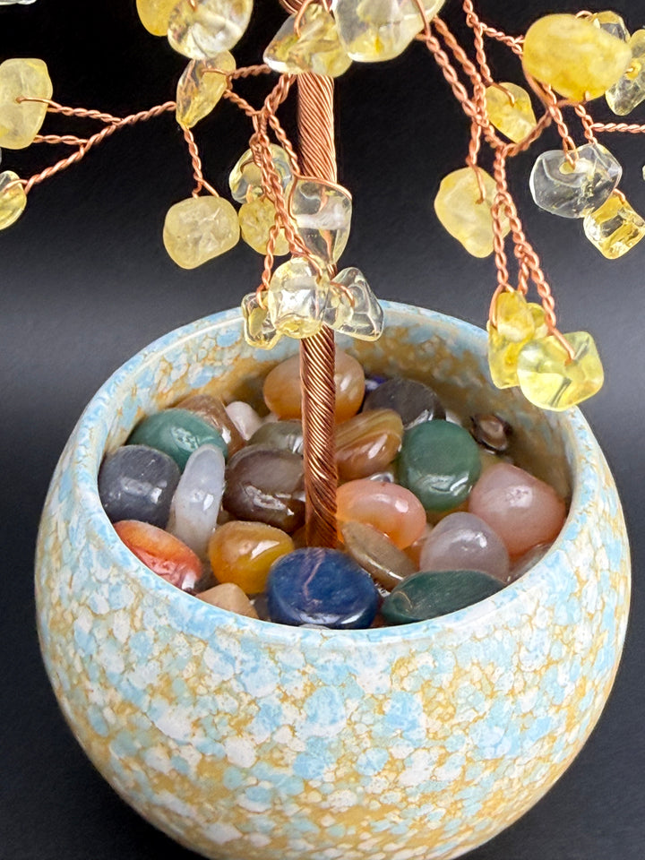Sweet Energy Crystal Tree of Life Bowl
