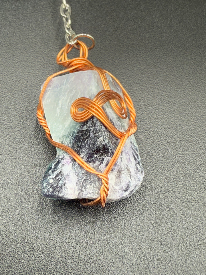 Lunar Dream & Sun catcher with Fluorite and Agate