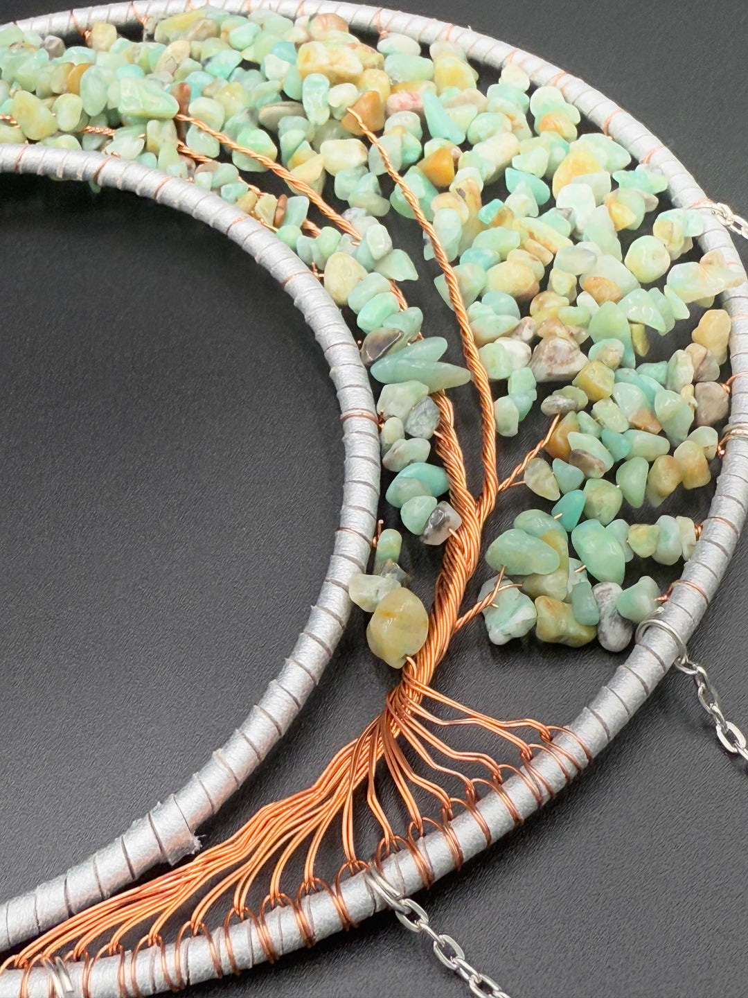 Lunar Dream & Sun catcher with Fluorite and Agate
