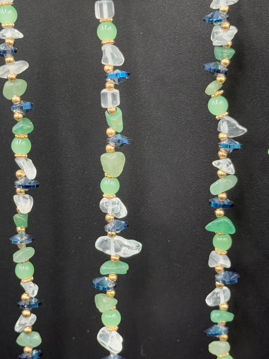 Celestial Harmony Moon Dream & Sun Catcher – Lapis Lazuli, Green Aventurine, and Clear Quartz