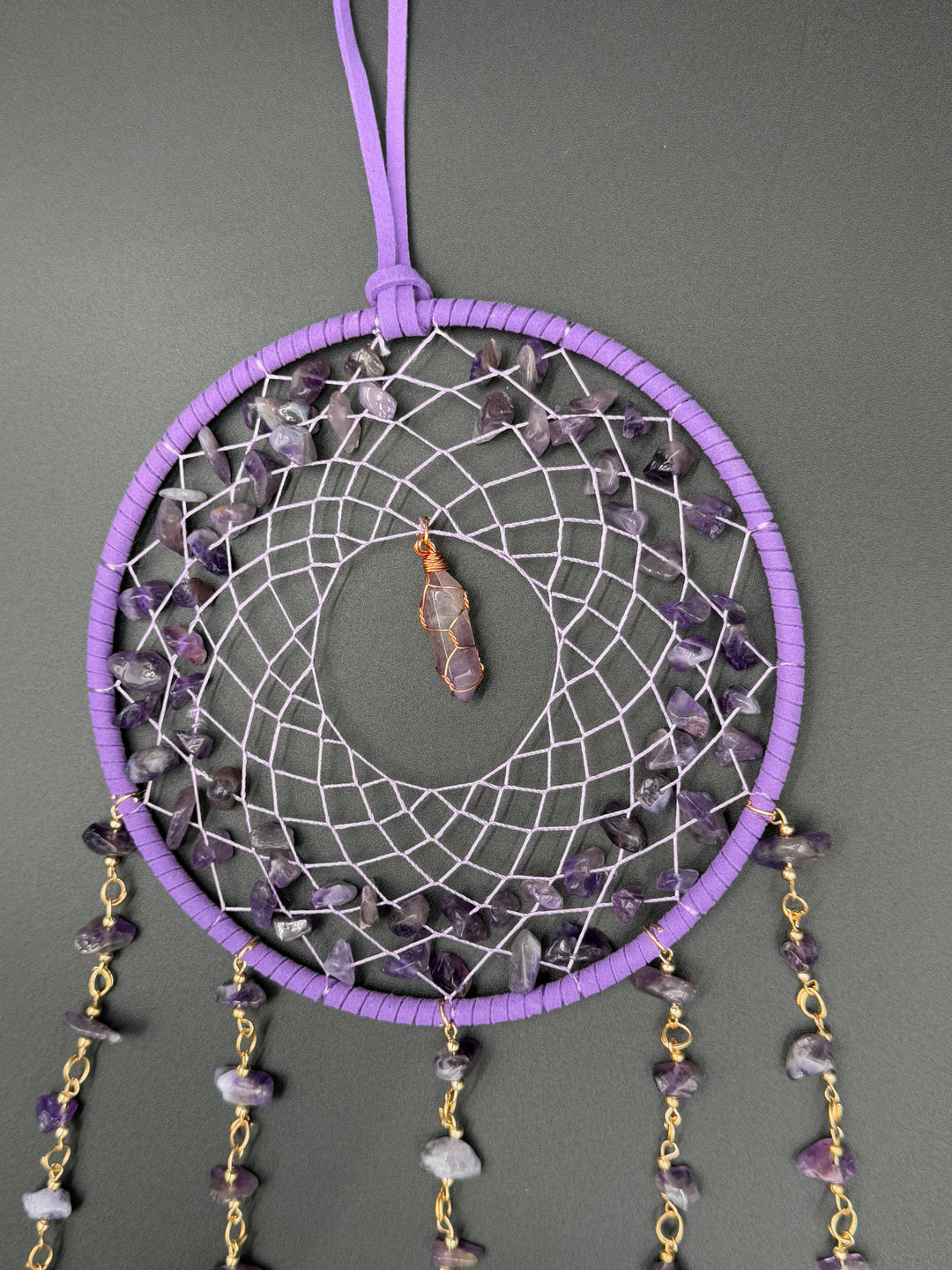 Amethyst & Agate Serenity Sun & Dream Catcher