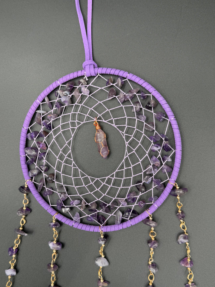Amethyst & Agate Serenity Sun & Dream Catcher
