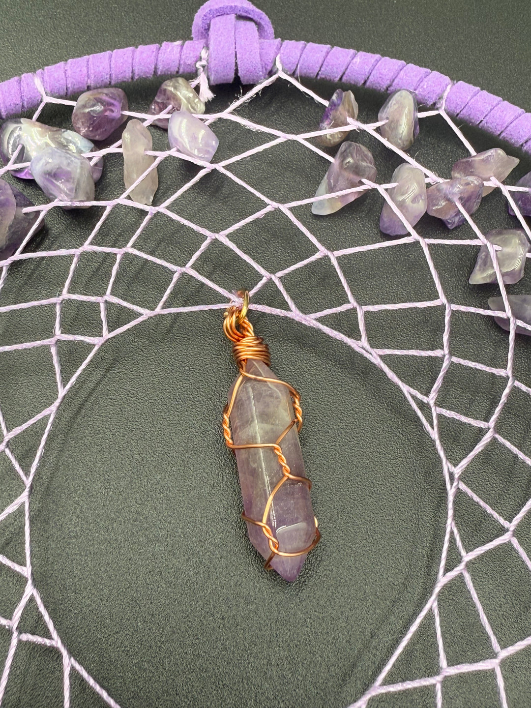 Amethyst & Agate Serenity Sun & Dream Catcher