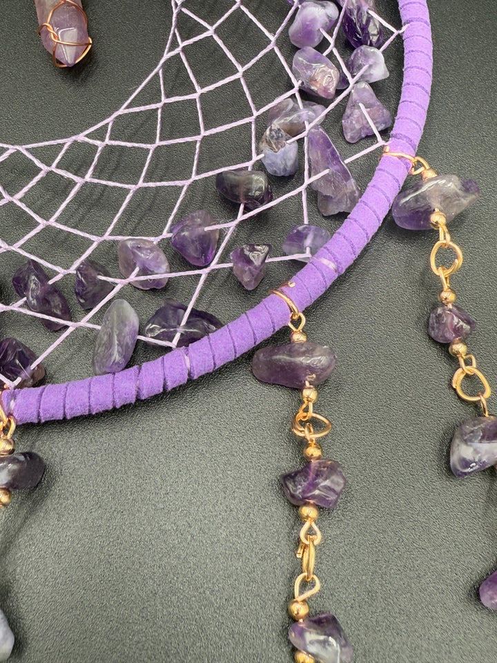 Amethyst & Agate Serenity Sun & Dream Catcher